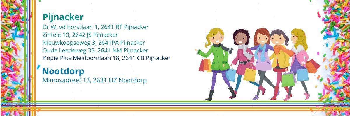 Adressen voedselbank actie Dames van Oostland