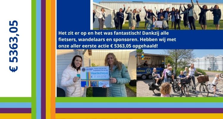 Opbrengst voor Zorgkwekerij Pluk de dag door Dames van Oostland